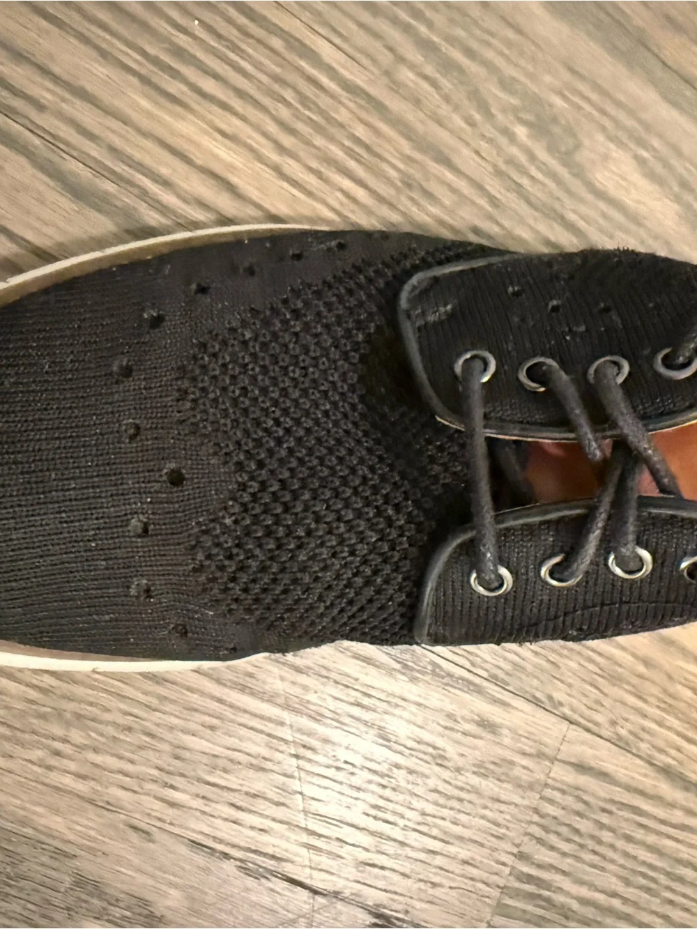 Johnston & Murphy Kids Black Knit Dress Oxfords - Like New!